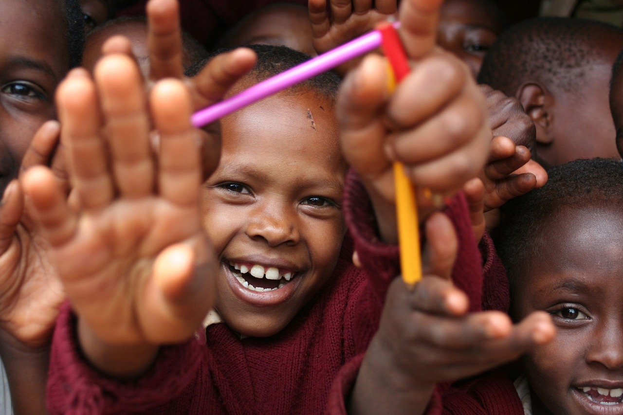 Enfants souriants